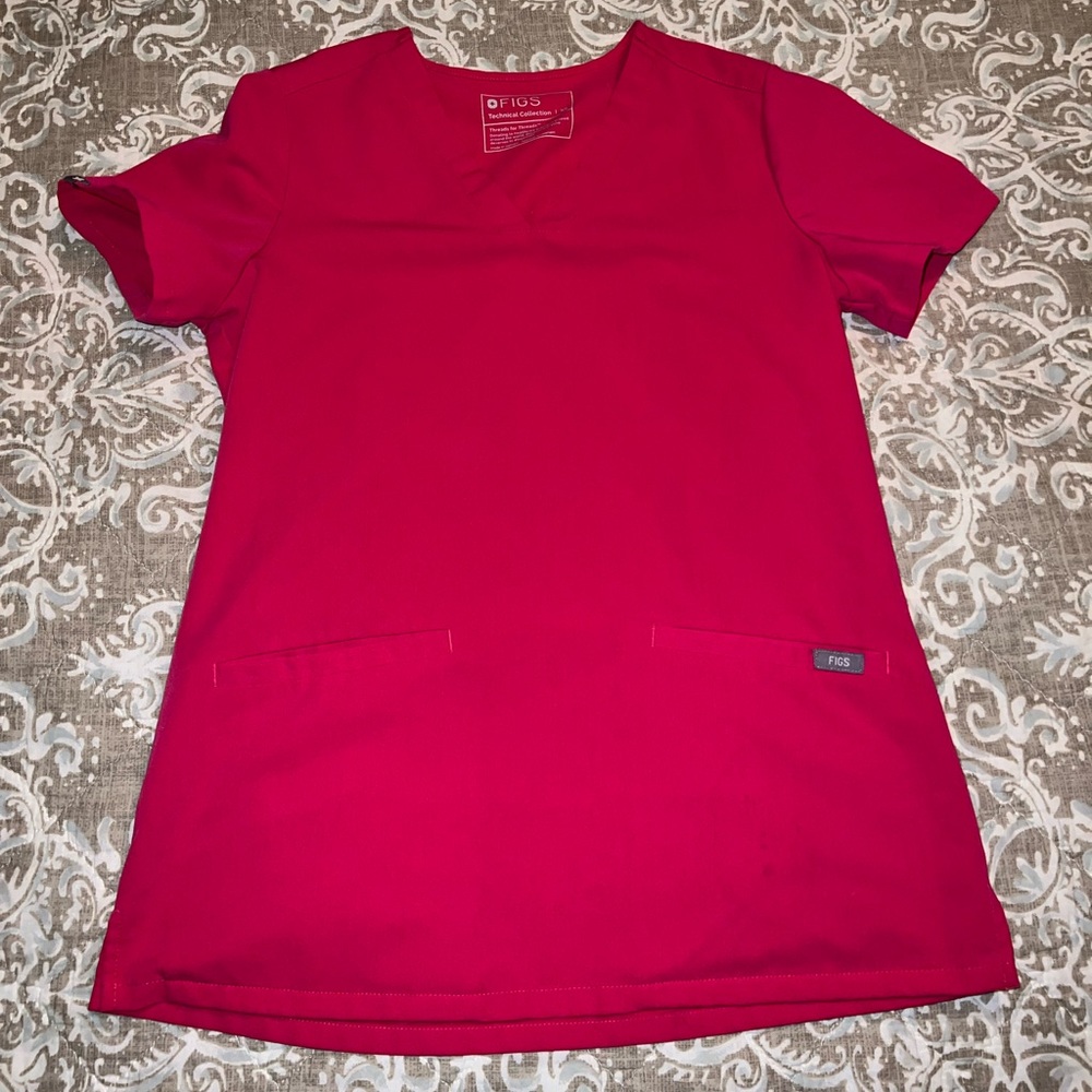FIGS XS scrub top